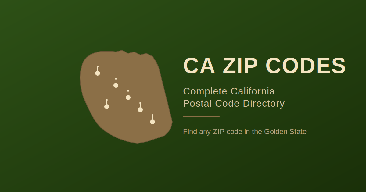 CA Zip Codes logo